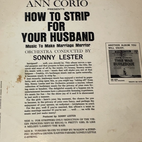 HowTo STRIPFORYOURHUSBANDVintageVinyl 1962 good conversation goodcondition Rare - Picture 6 of 16